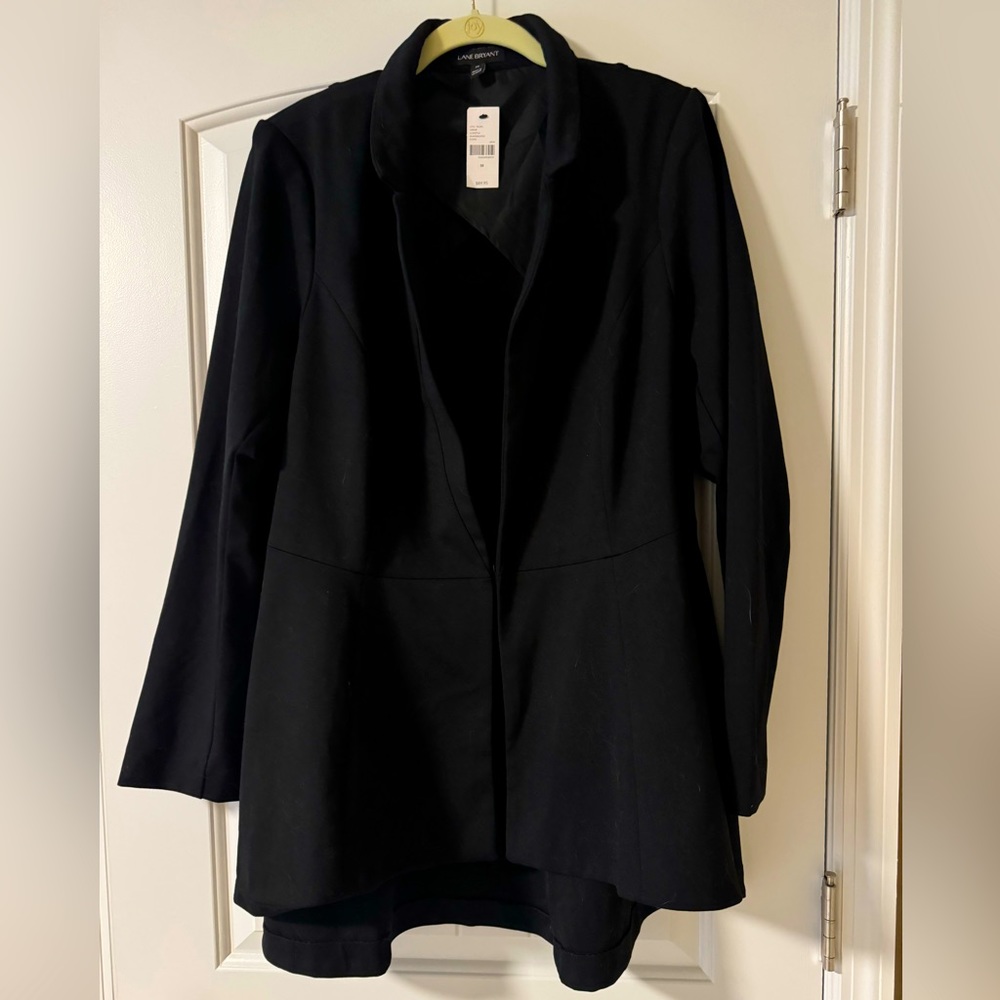 Lane Bryant Ponte Peplum Jacket (Size 18)
